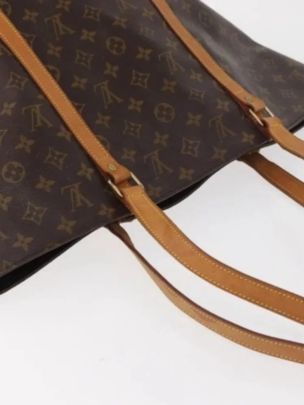 LOUIS VUITTON Monogram Sac Shopping Tote Bag M51108 LV Auth 175402